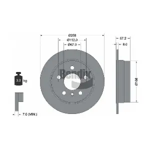 BDS1074 BENDIX Braking