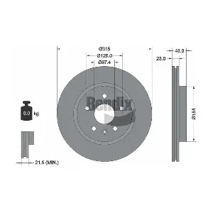 BENDIX Braking BDS1415