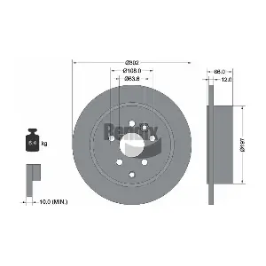 BENDIX Braking BDS1702