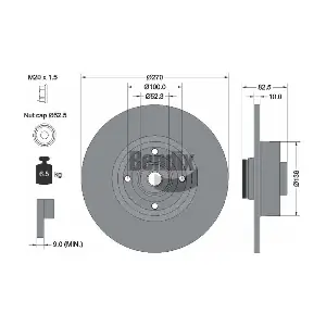 BENDIX Braking BDS1108
