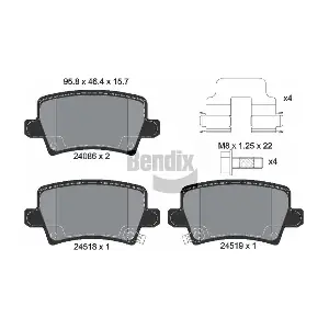 BPD1355 BENDIX Braking