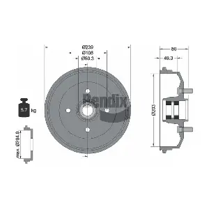 BDM1136 BENDIX Braking