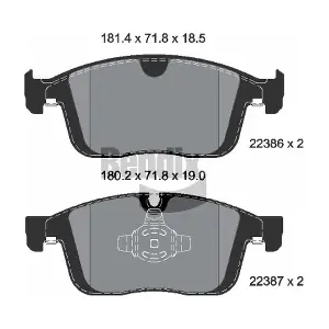 BPD1454 BENDIX Braking