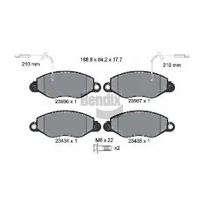 BPD2066 BENDIX Braking