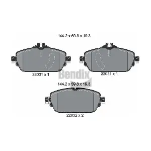 BPD1407 BENDIX Braking