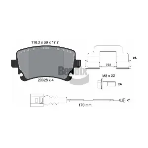 BENDIX Braking BPD1163