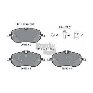 BPD2407 BENDIX Braking