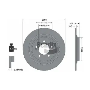 BDS2264 BENDIX Braking