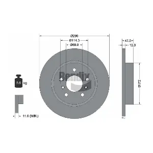 BDS1487 BENDIX Braking