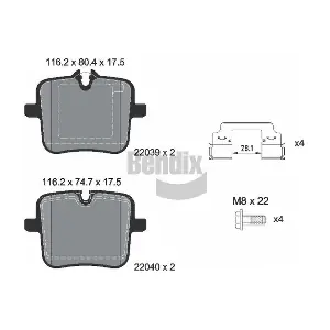 BPD2344 BENDIX Braking