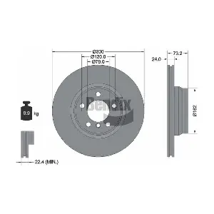 BENDIX Braking BDS1663HC