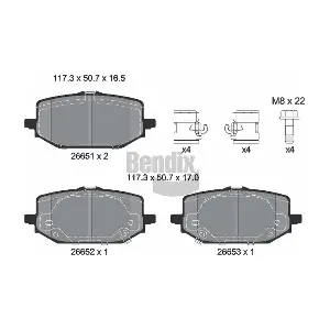 BPD2666 BENDIX Braking