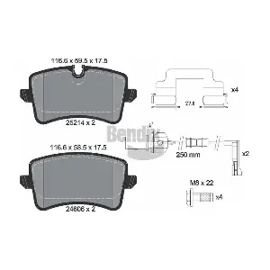 BPD1559 BENDIX Braking
