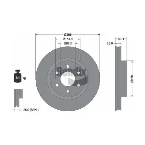 BDS1536 BENDIX Braking