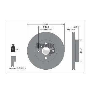 BDS2317 BENDIX Braking