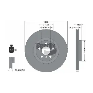 BENDIX Braking BDS1530HC