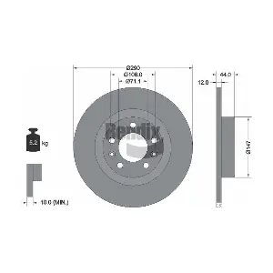 BDS1072 BENDIX Braking