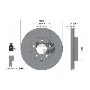 BENDIX Braking BDS1672