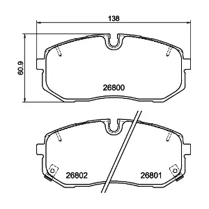 BPD2572 BENDIX Braking