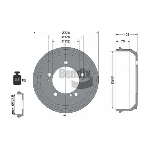 BDM1072 BENDIX Braking