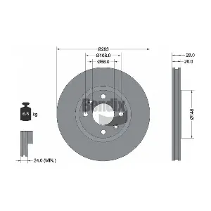 BENDIX Braking BDS1109