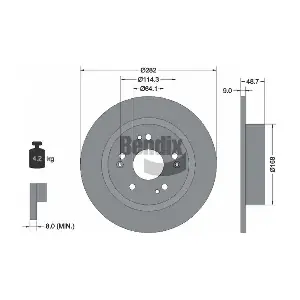 BDS2164 BENDIX Braking