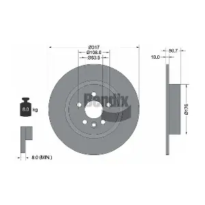 BENDIX Braking BDS1582