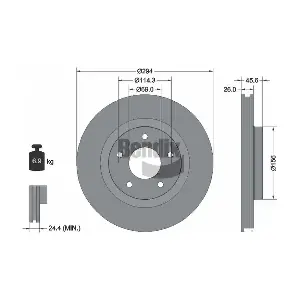 BENDIX Braking BDS1156