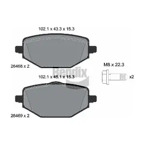BPD2393 BENDIX Braking