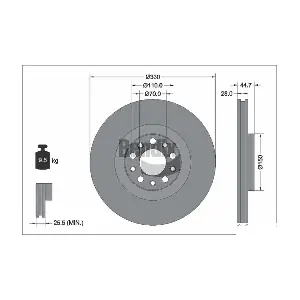 BENDIX Braking BDS2292HC