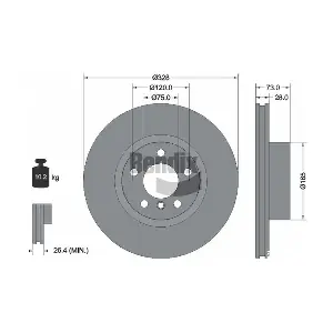 BDS1224HC BENDIX Braking