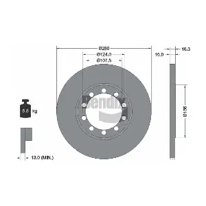 BDS1408 BENDIX Braking