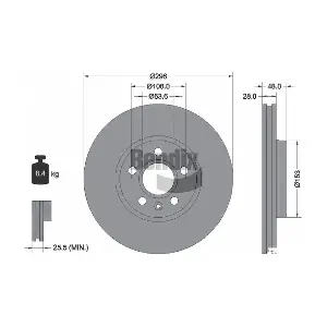 BENDIX Braking BDS2069HC