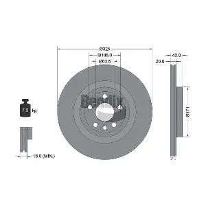 BENDIX Braking BDS1611HC