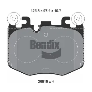 BPD2561 BENDIX Braking