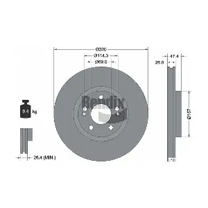 BDS1479HC BENDIX Braking
