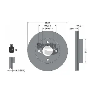 BDS2119 BENDIX Braking