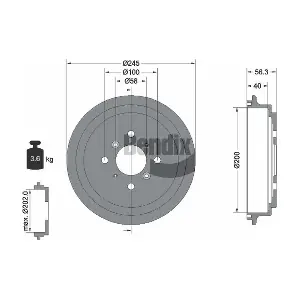 BDM1067 BENDIX Braking