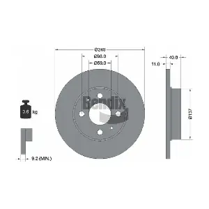 BENDIX Braking BDS1020