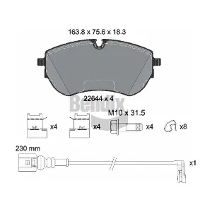BENDIX Braking BPD2522