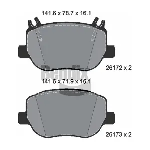 BPD2527 BENDIX Braking