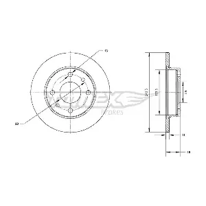 TOMEX Brakes TX 70-04