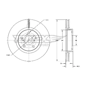 TOMEX Brakes TX 73-23