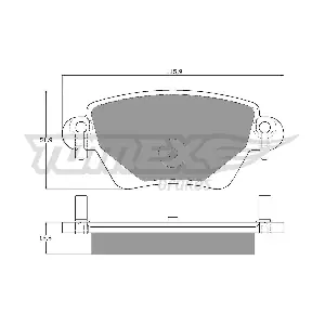 TOMEX Brakes TX 12-59