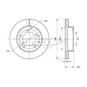 TOMEX Brakes TX 70-70