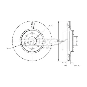 TOMEX Brakes TX 72-60