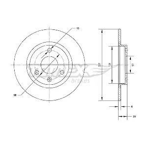 TX 70-86 TOMEX Brakes