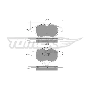 TOMEX Brakes TX 13-04