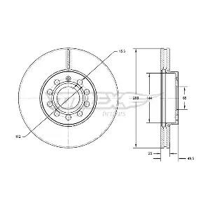 TOMEX Brakes TX 71-31
