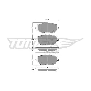 TOMEX Brakes TX 19-76
